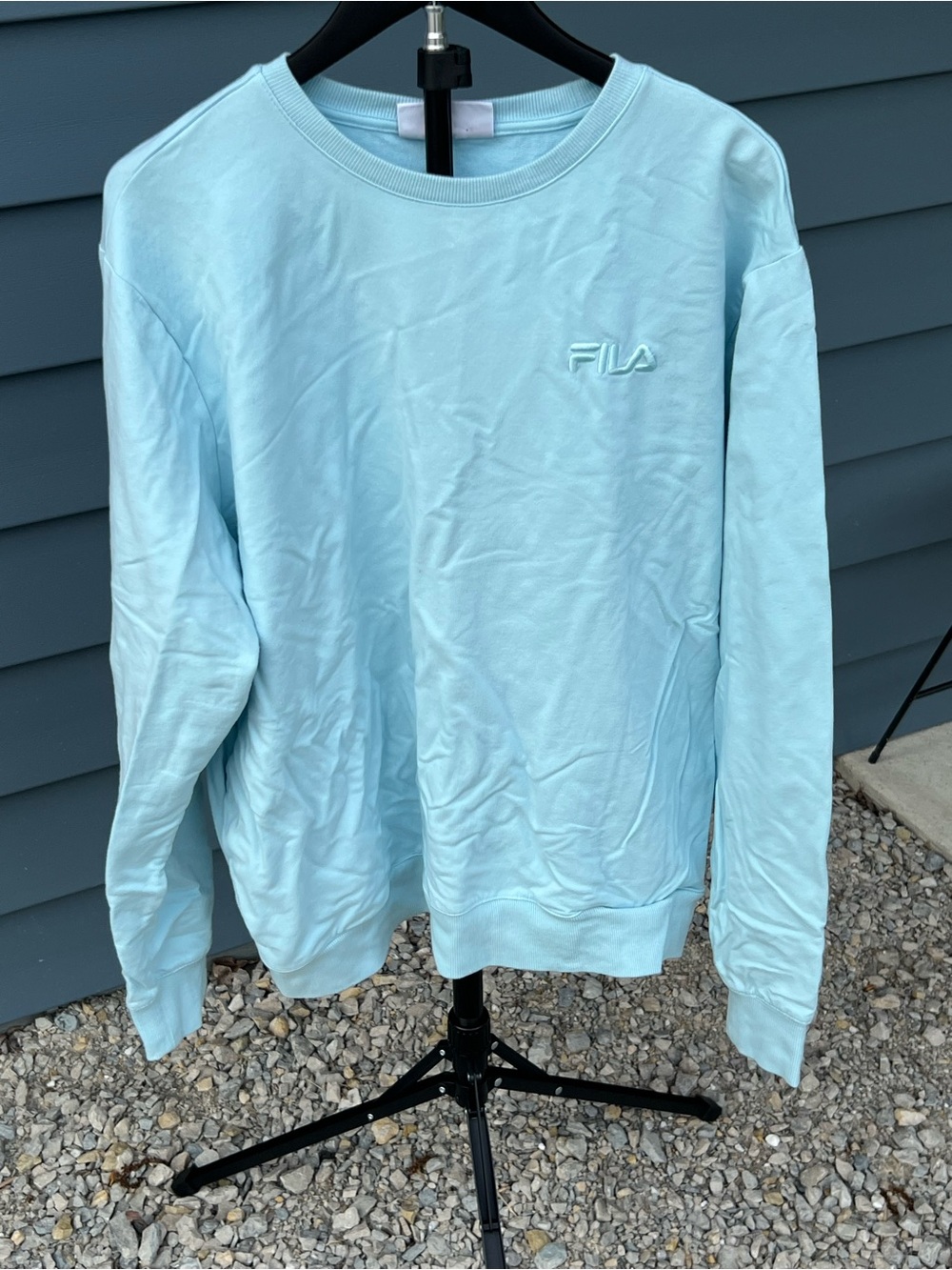 FILA women’s Pastel Blue Crewneck Sweatshirt